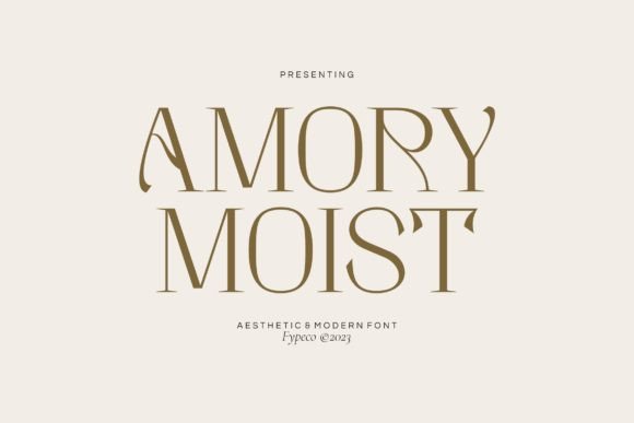 Amory Moist Font for Professional Branding