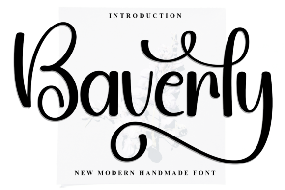 Baverly: A Warm Script Font for Editorial Design