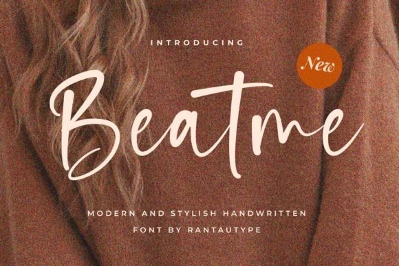 Beatme: Trendy Script Font for Modern Design