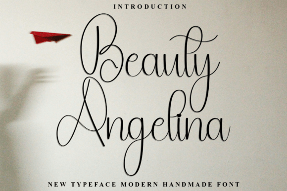 Beauty Angelina Font for Creative Makers