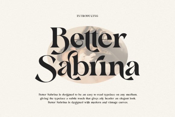 Better Sabrina Font for Business