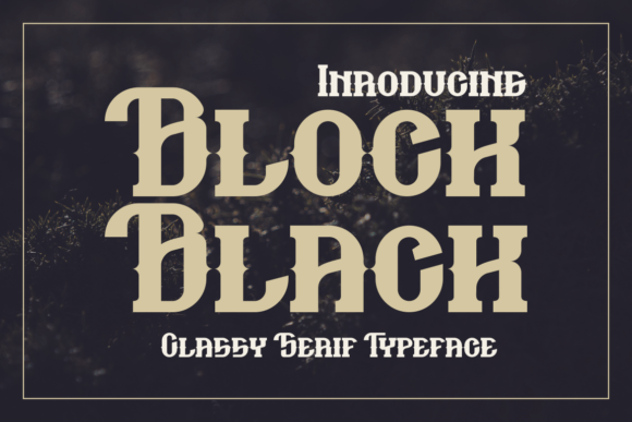 Block Black Font Review