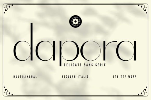 Dapora: A Chic Sans Serif Font