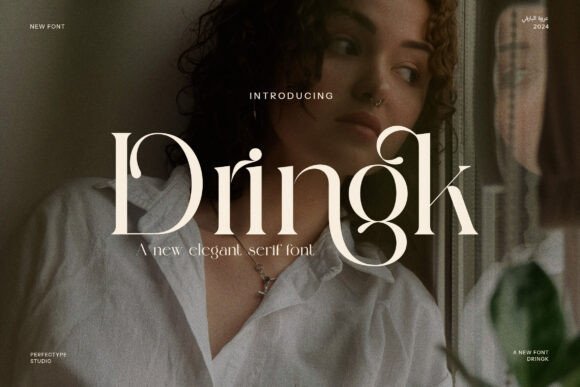 Dringk: A Stylish Serif Font for Makers