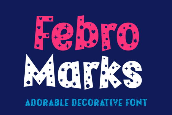 Febro Marks Font: Elegant Design for Makers