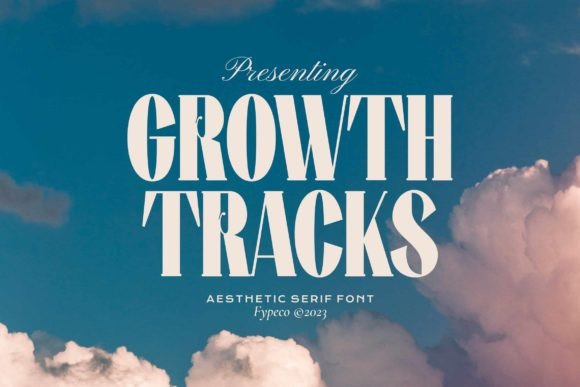 Growth Tracks Font Review
