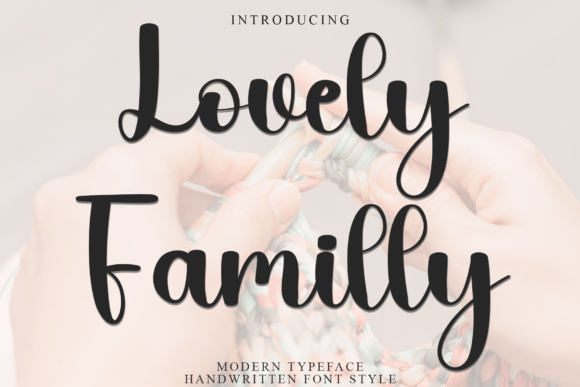 Lovely Familly Font for Web Design
