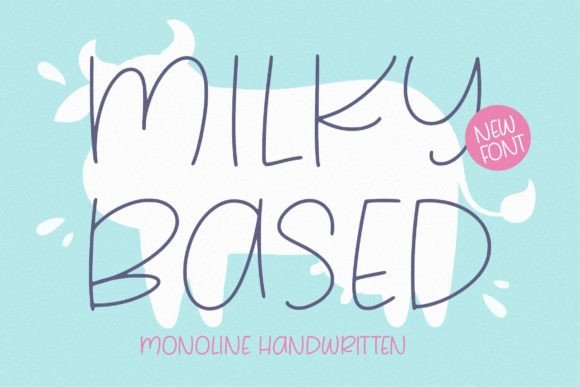 Milky Based Font: Elegant Script for Web Design