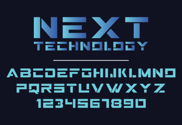 Next Technology Font for Modern Brands