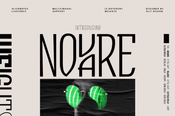 Novare: A Modern Typeface for Digital Marketing