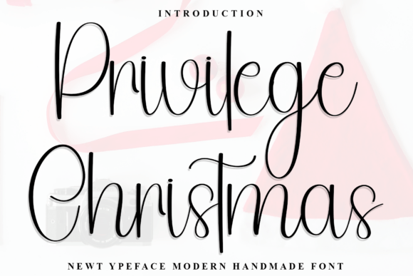 Privilege Christmas Font for Creative Projects