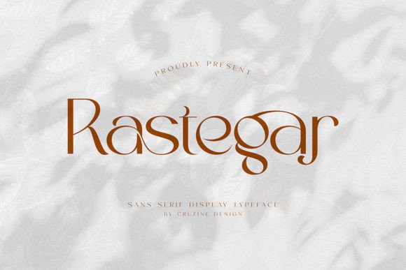 Rastegar: A Modern Font for Creative Makers