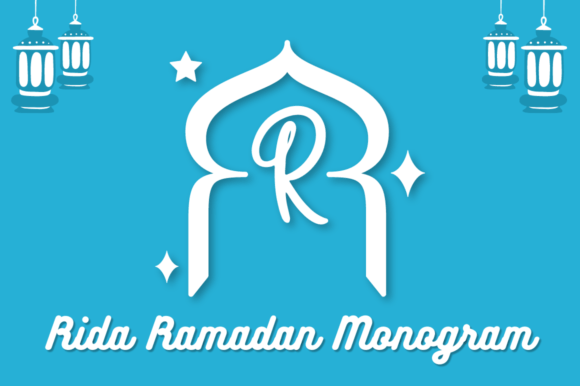 Rida Ramadan Monogram Font