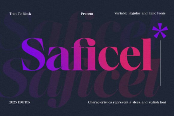 Saficel: A Serif Font for Polished Branding