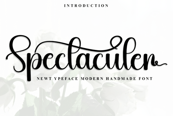 Spectaculer: A Warm Script Font