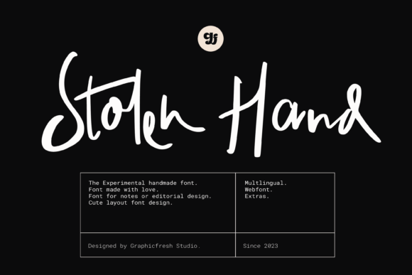 Stolen Hand: A Bold Font for Your Brand