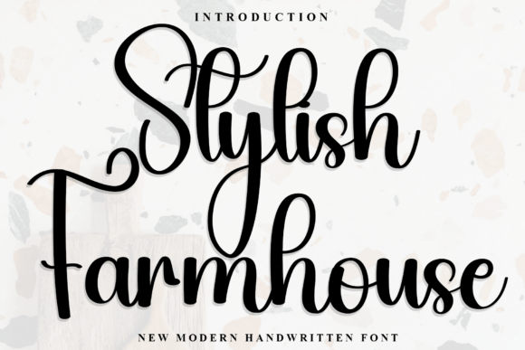 Stylish Farmhouse Font for Web Design