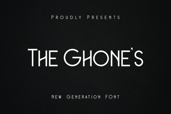 The Ghone s: A Font That Elevates Your Brand