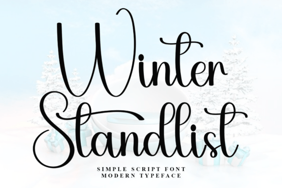Winter Standlist Font for Creative Marketing